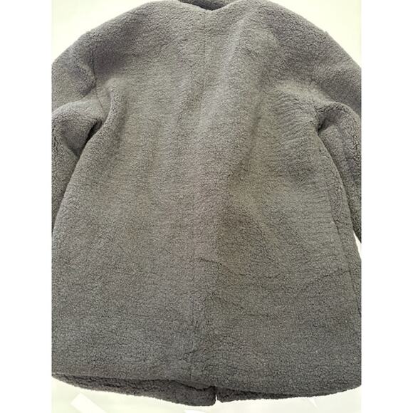 Collection B New York Classic Faux-Fur Coat Two Button Front Black Womens Size M - Picture 11 of 11